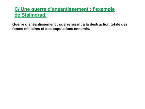 définition guerre d'anéantissement.
